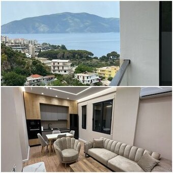 Apartmá 60m2 1+1  s výhledem na moře, Vlore, jih Albánie
