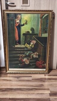 Starý obraz. (domácí skřítci)