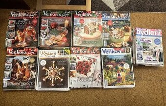 Prodám časopisy Venkov a styl Marianne a Bydlení