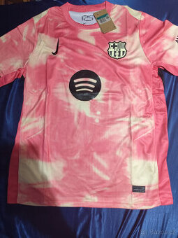 Dres Fc Barcelona Ružový Unikát Batikovaný Nový s visačkami
