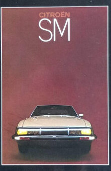 Velky prospekt Citroen SM - 1