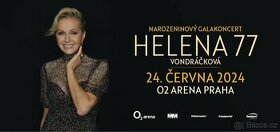 4 vstupenky na koncert Helena 77