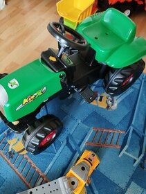 Rolly Toys Šlapací traktor Rolly Kid s vlečkou záruka