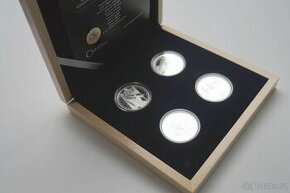 Sada 4 stříbrných mincí, Katedrála sv. Víta 2019 Proof