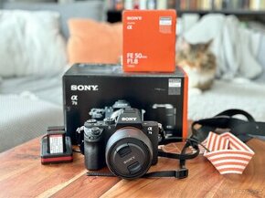 Fotoaparát Sony A7II + Sony FE 50 mm 1.8
