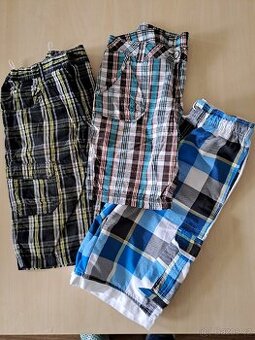 3x kraťasy 170/176