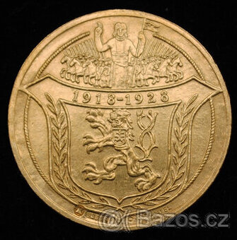 2 dukátová medaile 1928 - JSEM RAŽEN