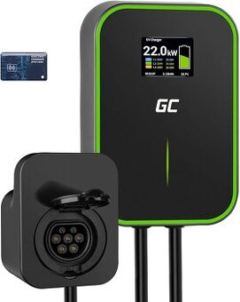 Nový wallbox Green Cell EV PowerBox 22 kW, Typ 2, 3-fázový