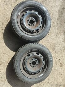 Prodám 2ks disků 6Jx14H2 ET37 + letní pneu 185/60/R14