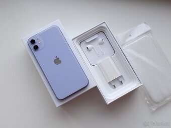 APPLE iPhone 11 64GB Purple - ZÁRUKA - 100% BATERIE