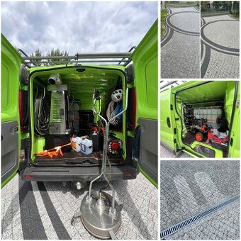 Mytí, čištění dlažebních kostek, fasád a střech, teras - 1