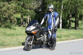 Dvoudílná kožená kombinéza na motorku NAZRAN - vel XXL