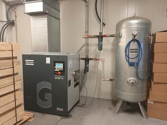 Kompresorová stanice GA26P + vzdušník 1000 L