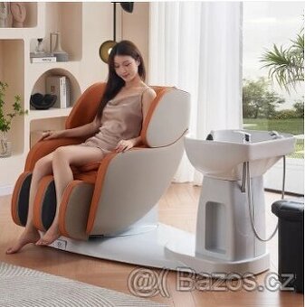 Masážní křeslo s mycí stanicí - Scalp care hair chair