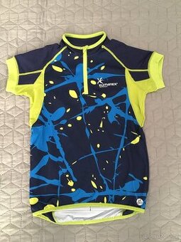 Cyklistický dres Klimatex vel. 134 + cyklošortky Decathlon