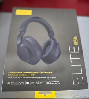 Jabra Elite 85h – Bezdrátová sluchátka s ANC