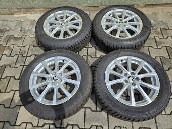 5x100 16 6J ET35 alu kola Kamiq,Arona vč.zim. pneu 8,5mm