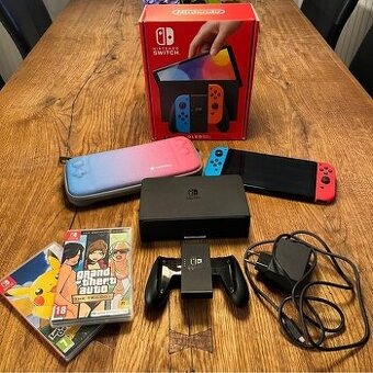 Nintendo Switch OLED Neon blue/Neon red