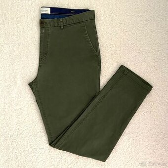 Pánské tmavě zelené kalhoty Scotch & Soda vel. W36 L32