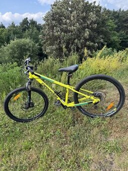 Prodám dětské horské kolo Cannondale Trail 24 - žluté