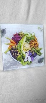 Skleněný obraz - zelenina