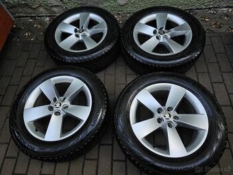 Kola alu zimní Škoda 5x112 Kodiaq R17 7J ET40 Tiguan 565