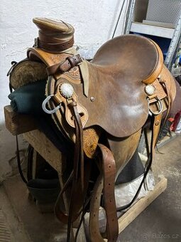 Westernové sedlo - wade