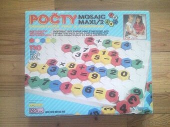 MOZAIKA POČTY retro didaktická hračka