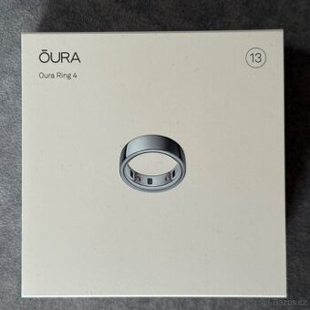 Oura Ring 4, Silver, velikost 13