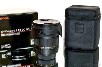 Nikon Sigma 17-50 mm f/2,8 EX DC OS HSM TOP STAV