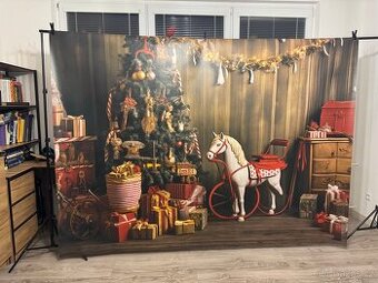 Vánoční fotopozadí