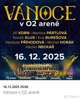 Vánoce v O2 aréně vip