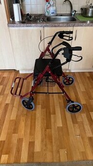 ROSE - čtyřkolové chodítko se stupačkou