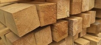 Smrkové trámy 100x100x4000