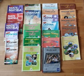 angličtina, čeština, matematika, literatura, dějepis, přírod