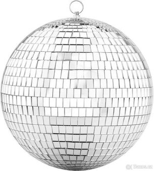 Zrcadlová disko koule 200 mm se závěsným kroužkem