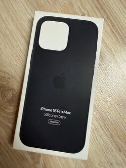 Originální pouzdro Apple iPhone 16Pro Max - silicone black
