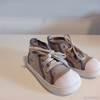 Dětské plátěné tenisky č.27