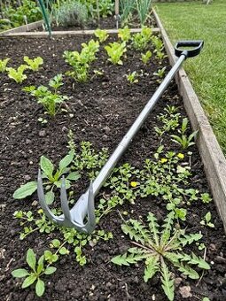 Plečka / motyka / kultivátor, 180 cm, nerez