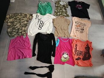 Mix triček vel. L za celkem 60 Kč