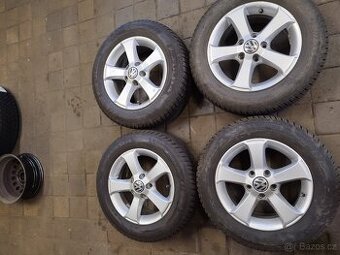 ALU kola 15" 5x112 Celoroční pneu OE VW