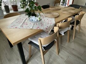 Luxusní masivní stůl 230x90 cm - jasan
