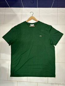 Nové pánské tričko Lacoste | XL | zelené | Regular Fit