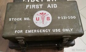 US ARMY lékárnička sada box nouzová lékárnička Willys