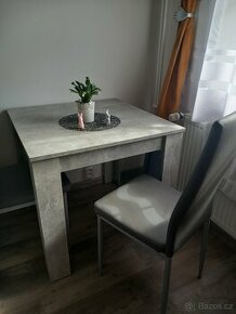 Jídelní stůl + 2 židle - 1