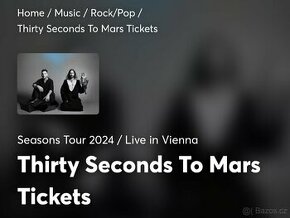 Thirty Seconds To Mars Vídeň 18.5.2024