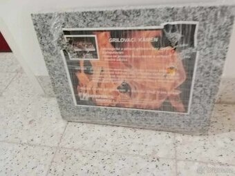grilovací  kamen 40 x 30 x 3-novy