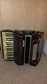 Harmonika, akordeon, Klingenthal, kufr, pouzdro