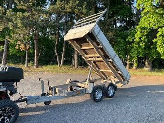✅ Bržděný sklopný Příves Anssems 2000 kg, nájezdy