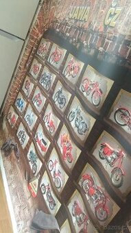 Nástěnný obraz Motocyklů Jawa 3D